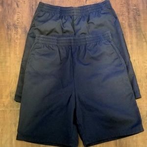 Lot of 2 Classroom Navy Pull On Uniform Shorts